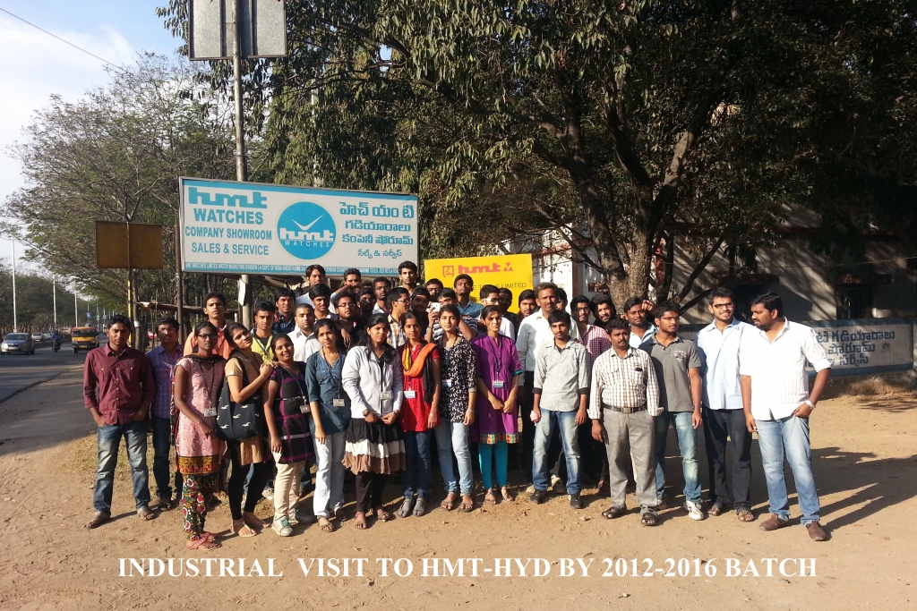 Industrial Visit to HMT-HYD by 2012-2016 Batch